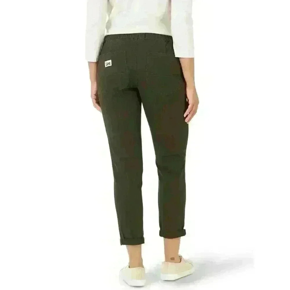 Lee Womens Heritage Tapered Utility Pant Mid Rise Reg Fit Size 8M, 20M Green - Picture 4 of 10